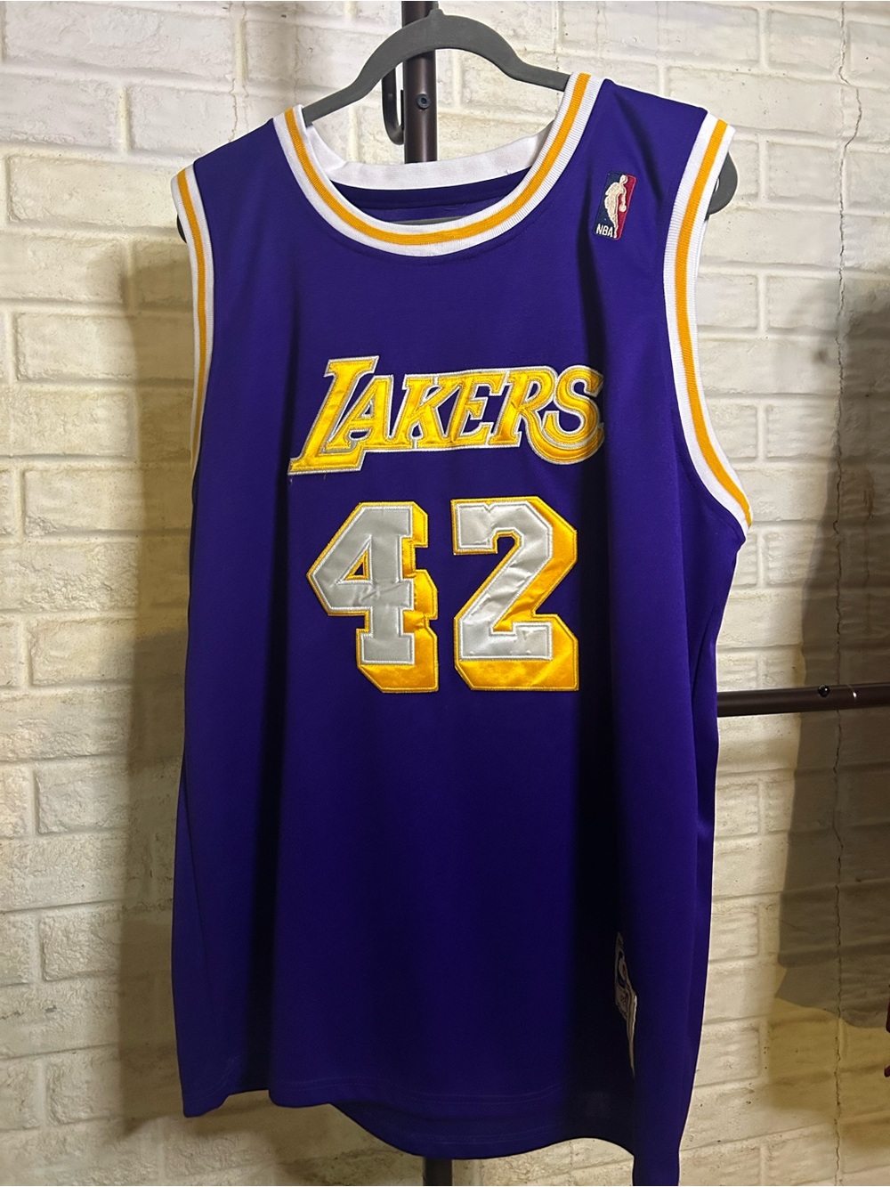 NBA Lakers Purple & Gold Basketball Jersey - #42
